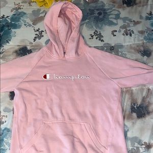 Kids pink champion sweatshirt